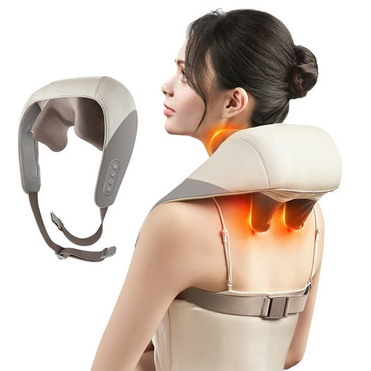 Electric Neck & Shoulder Massager with Heat – Deep Tissue Relaxation