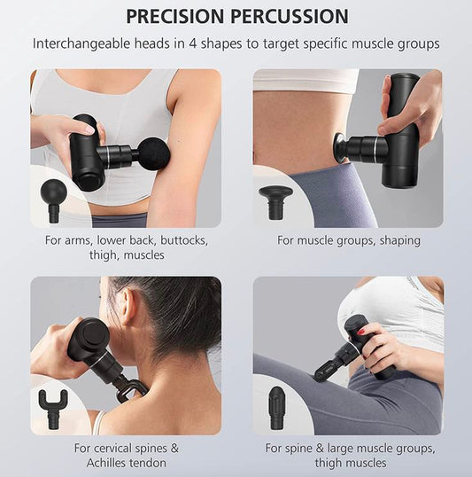 KONKA Deep Tissue Massage Gun – Muscle Recovery & Pain Relief Device