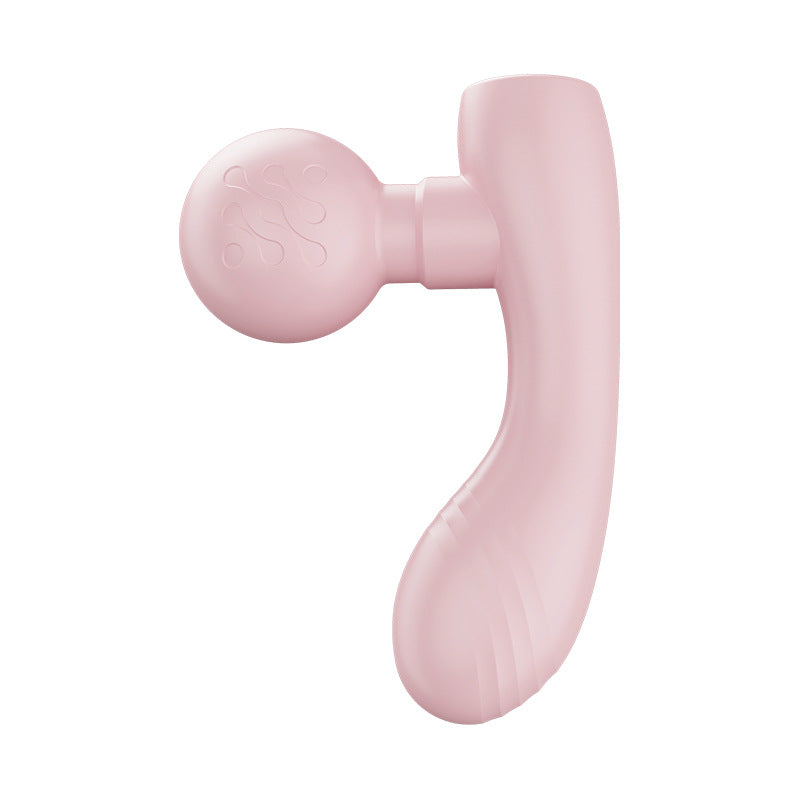 Dual-Head Vibration Massager, Portable Deep Tissue Massage Gun.