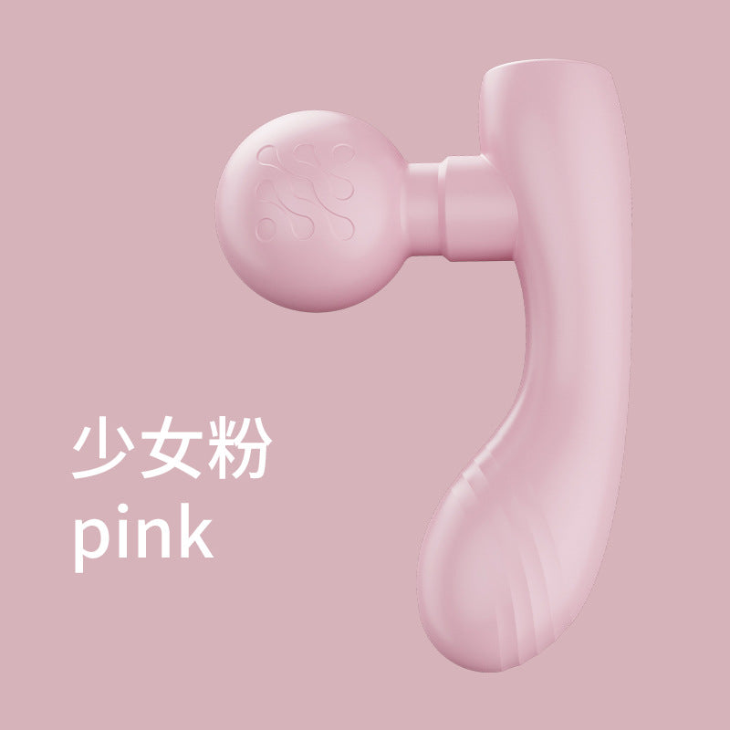 Dual-Head Vibration Massager, Portable Deep Tissue Massage Gun.