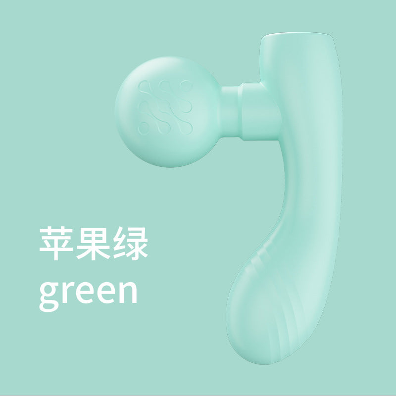 Dual-Head Vibration Massager, Portable Deep Tissue Massage Gun.