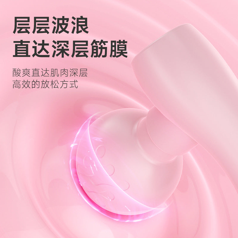 Dual-Head Vibration Massager, Portable Deep Tissue Massage Gun.