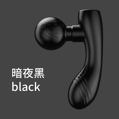 Dual-Head Vibration Massager, Portable Deep Tissue Massage Gun.
